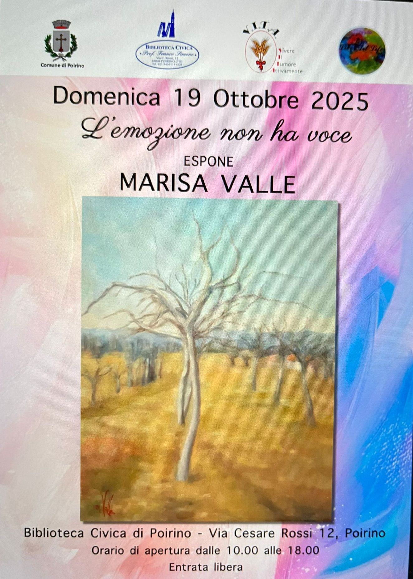 Locandina mostra Oltre l'Orizzonte